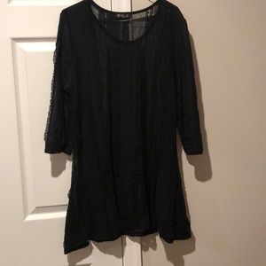 M- Black Firmiana Tunic
